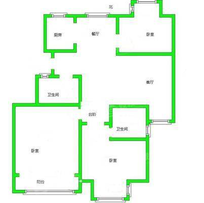 荣盛阿尔卡迪亚新儒苑3室2厅2卫110㎡