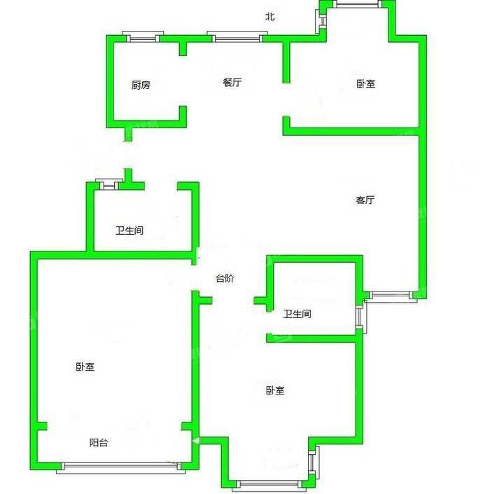 荣盛阿尔卡迪亚新儒苑3室2厅2卫110㎡