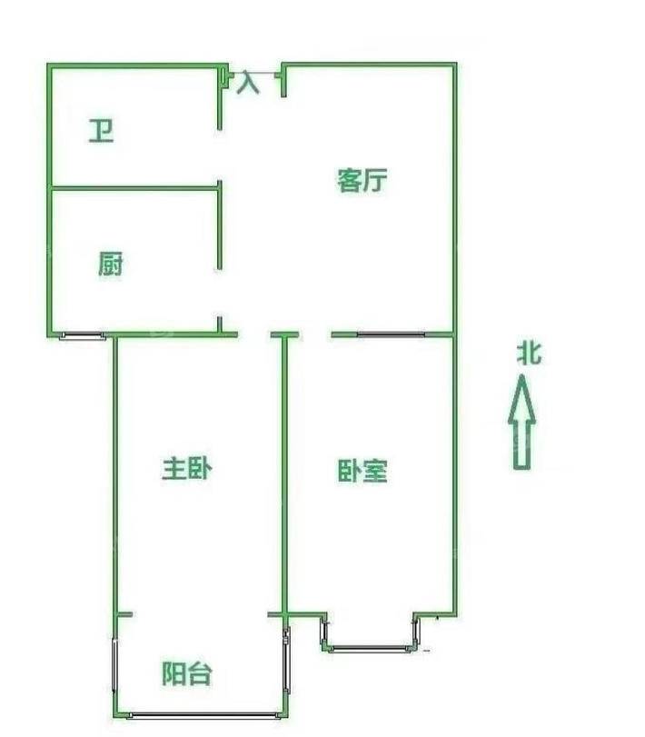 东方世纪城东区2室2厅1卫80㎡