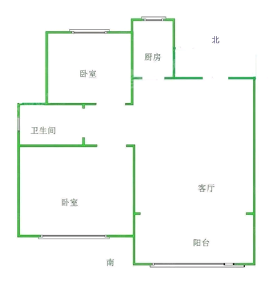 大运河新村（安运佳苑）2室2厅1卫102㎡