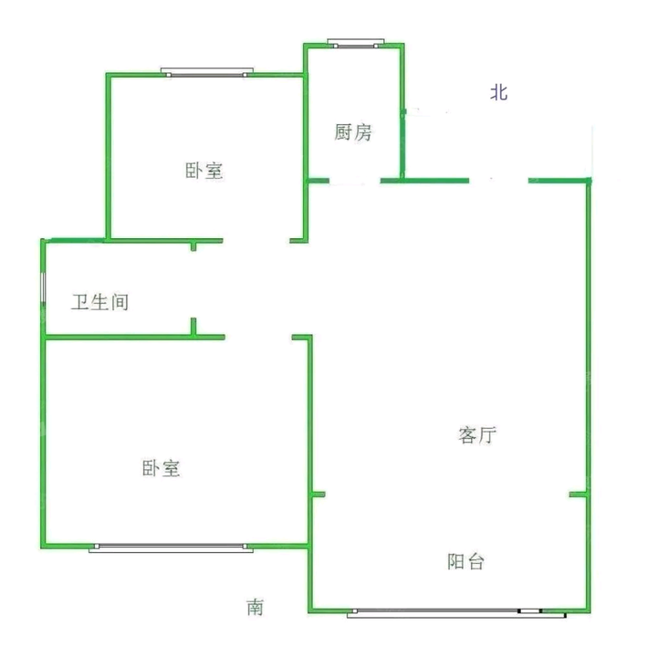 大运河新村（安运佳苑）2室2厅1卫102㎡