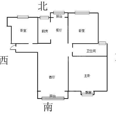 泰和世家（北区）3室2厅1卫126㎡