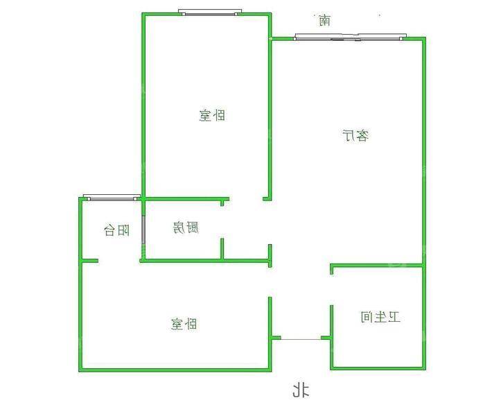 贻成御景狮城2室2厅1卫92㎡