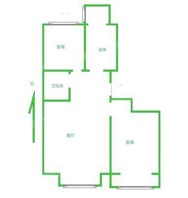 皇家壹里（A区）2室2厅1卫92㎡
