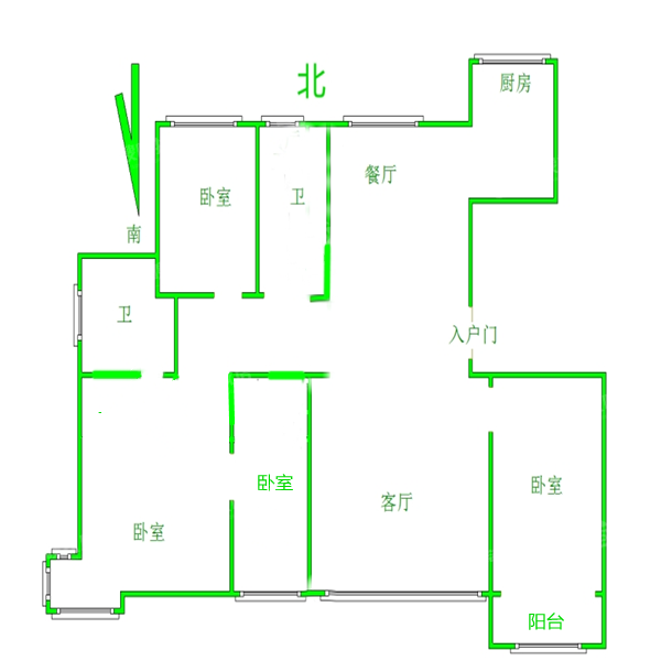 天成明月洲西区4室2厅2卫176㎡