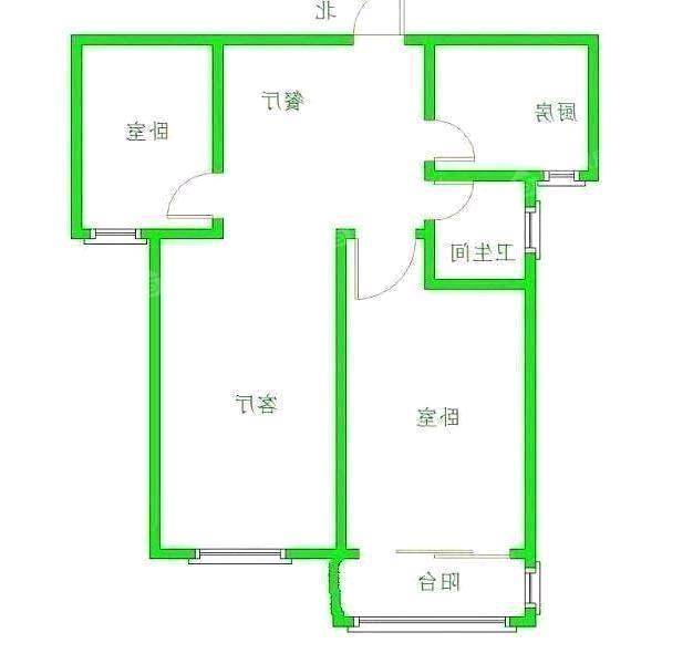 万泰丽景东区2室2厅1卫87㎡