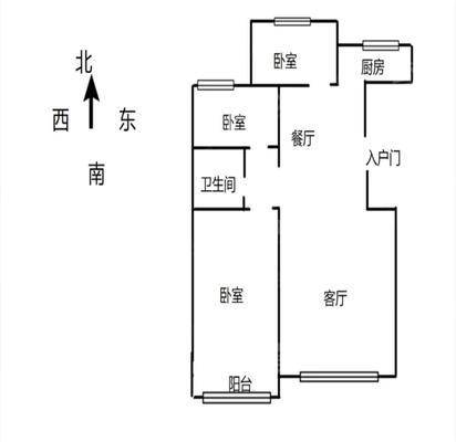 天成名著二期3室2厅1卫101㎡