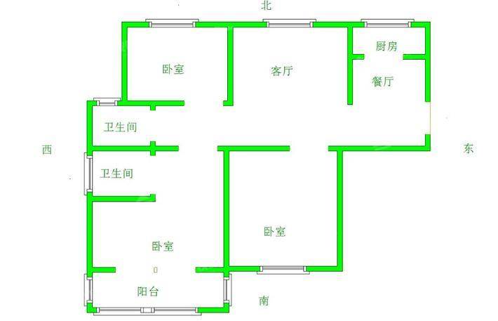凤凰城（A区）3室2厅2卫130㎡