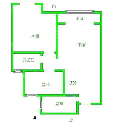 荣盛香堤荣府2室1厅1卫87㎡