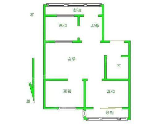 武警小区3室2厅1卫102㎡