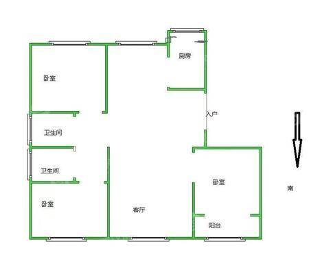 天成明月洲西区3室2厅2卫124㎡