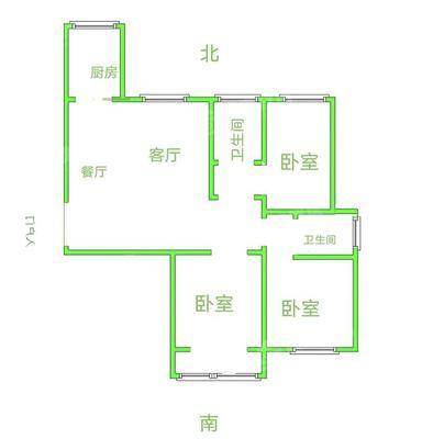 东方世纪家园3室2厅2卫123㎡