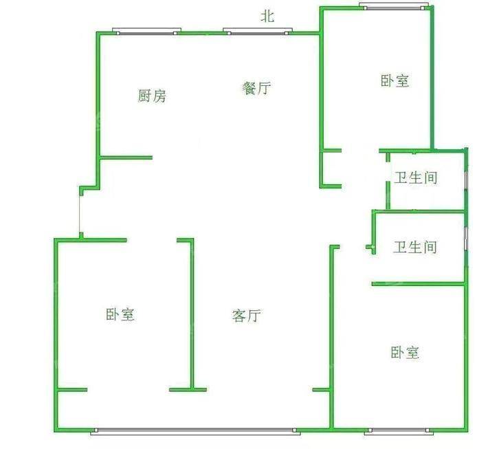 颐和荣盛华府（北区）3室2厅2卫138㎡