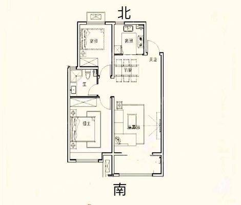 大运河新村（安运佳苑）2室2厅1卫95㎡