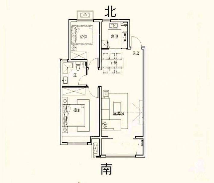 大运河新村（安运佳苑）2室2厅1卫95㎡