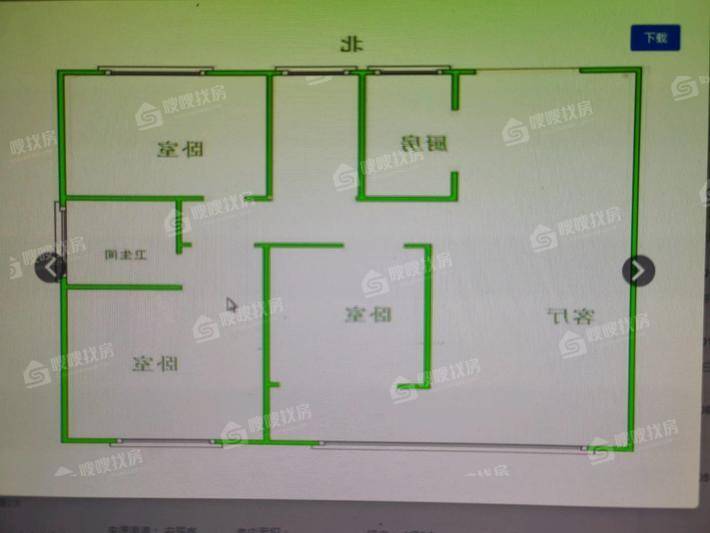 荣盛尚府3室2厅2卫114㎡