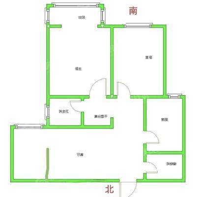 凤凰城（B区）2室2厅1卫86㎡