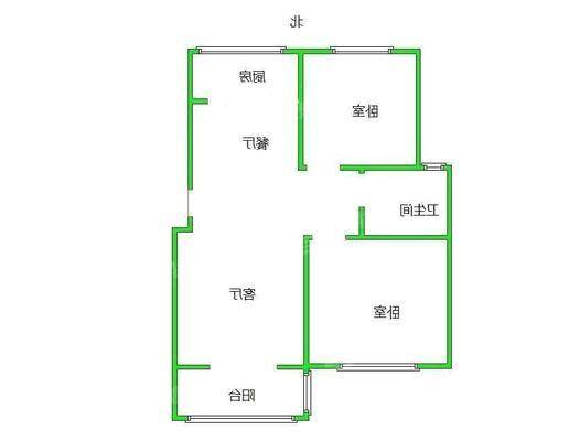 嘉禾一方三期2室2厅1卫87㎡