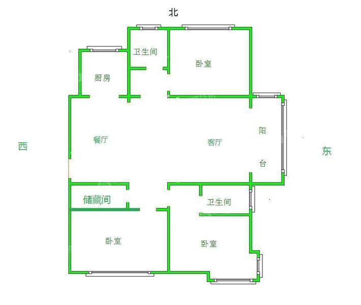 嘉禾一方一期3室2厅2卫139㎡
