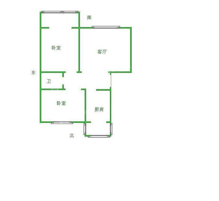 金鼎领域2室2厅1卫85㎡