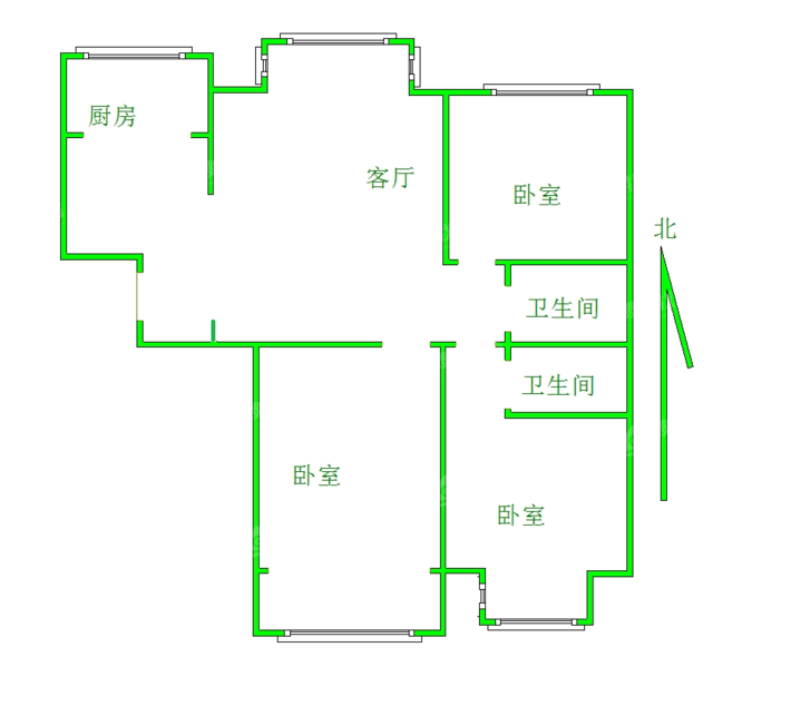 颐和文园西院3室2厅2卫137㎡