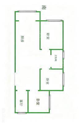 保利拉菲公馆3室2厅1卫89㎡