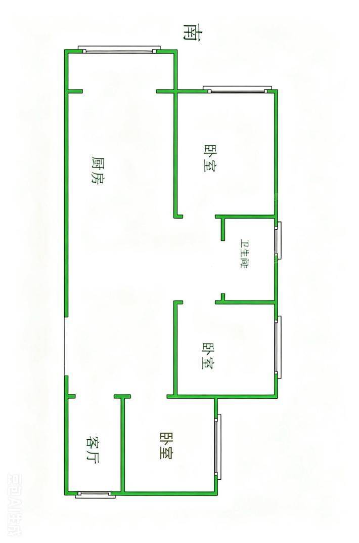 保利拉菲公馆3室2厅1卫89㎡