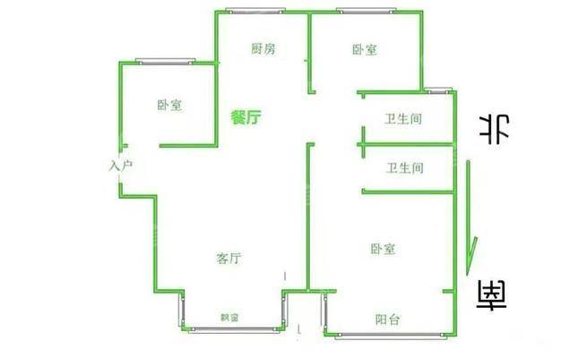 凤凰城（B区）3室2厅2卫116㎡