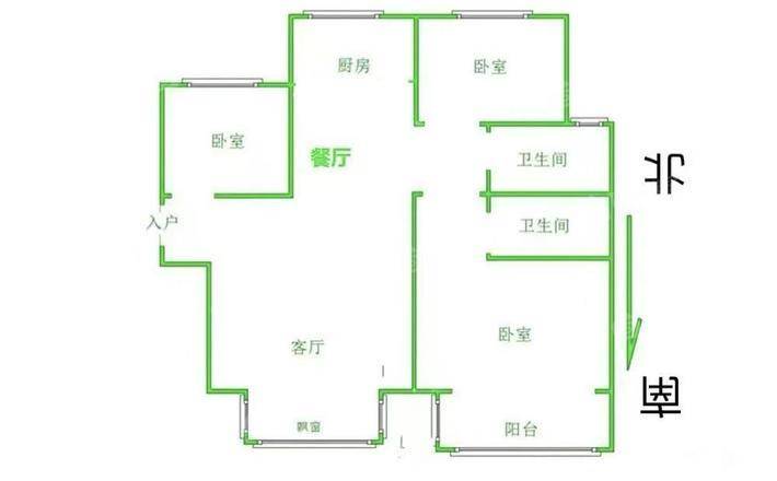 凤凰城（B区）3室2厅2卫116㎡