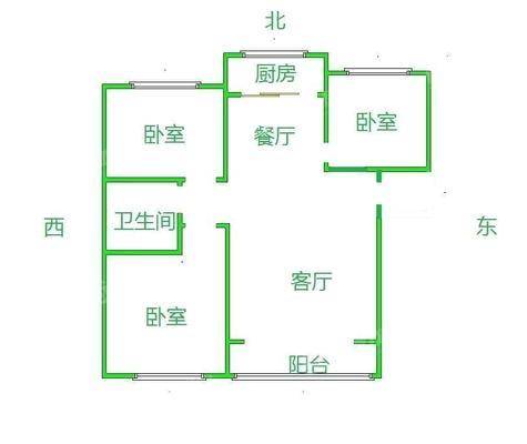 世纪家园3室2厅1卫127㎡