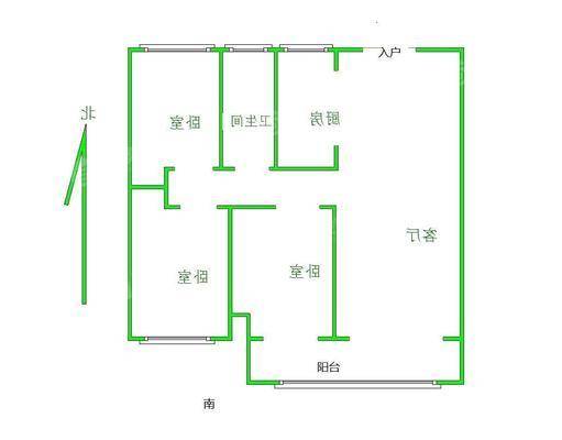 泽信云尚3室2厅1卫99㎡