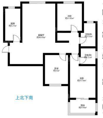 凤凰城（C区）3室2厅2卫135㎡