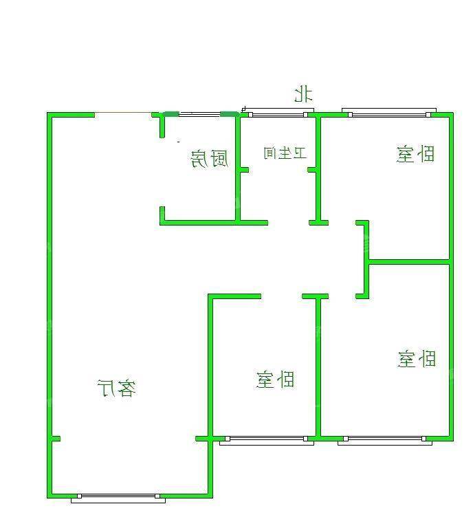 保利拉菲公馆3室2厅1卫115㎡