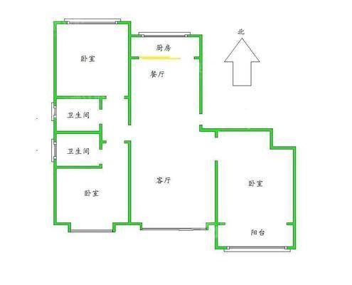 天成和园3室2厅2卫119㎡