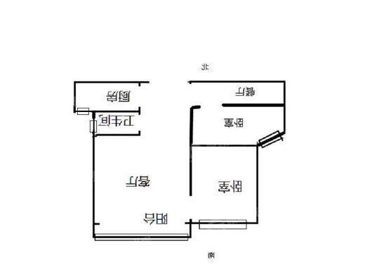 禧福荷堂D区2室2厅1卫80㎡