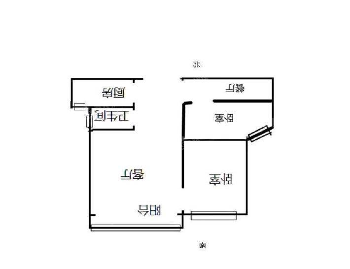 禧福荷堂D区2室2厅1卫80㎡
