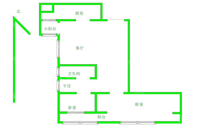 鼓楼上城东院（9-19）2室2厅1卫94㎡