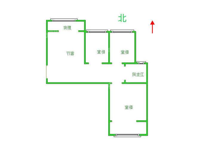 东方世纪家园3室2厅1卫98㎡