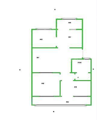 房产家属院（县房管局宿舍）3室2厅1卫93㎡