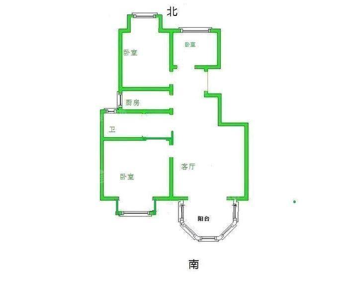 泰和世家（南区）3室2厅1卫97㎡