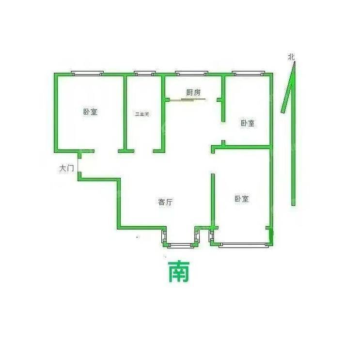 凤凰城（B区）3室2厅2卫99㎡