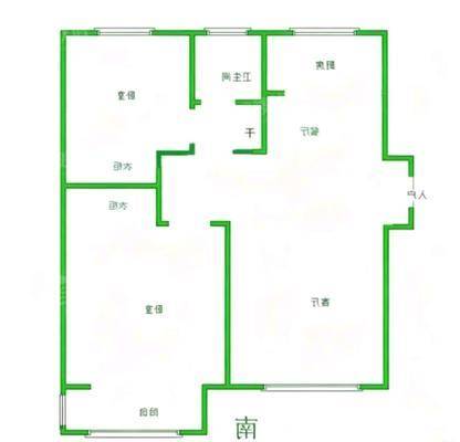 阿尔卡迪亚锦绣天地B区2室2厅1卫81㎡