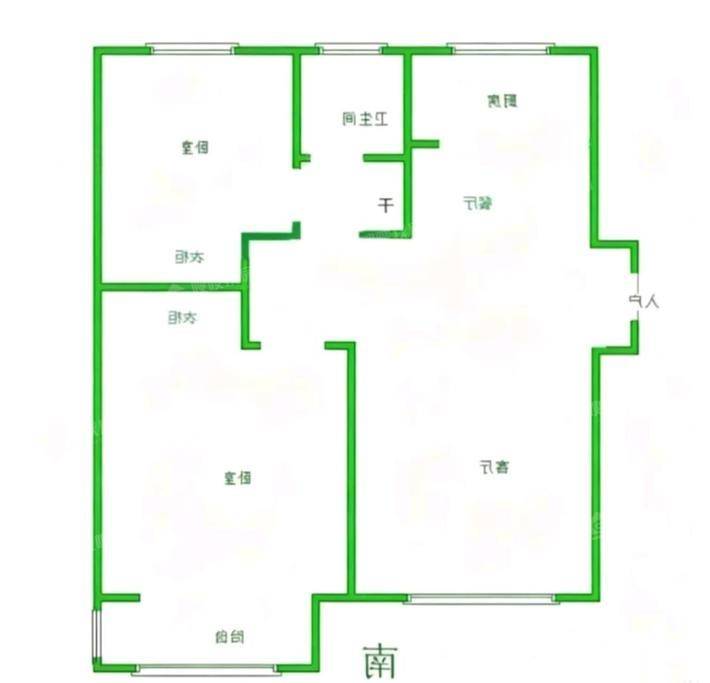 阿尔卡迪亚锦绣天地B区2室2厅1卫81㎡