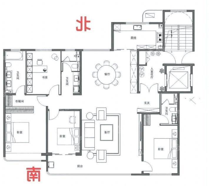 天成观澜二期（东区）4室2厅3卫191㎡
