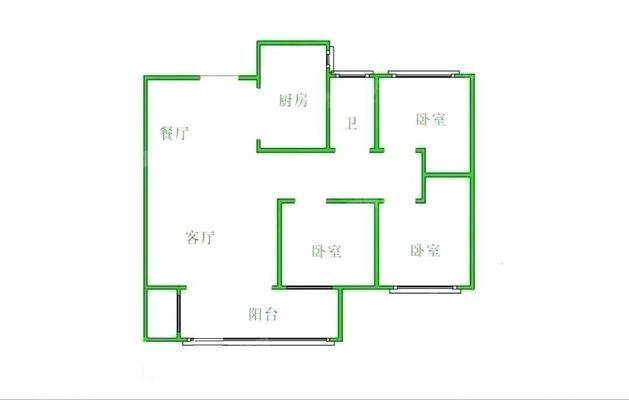 颐和新园3室2厅1卫103㎡