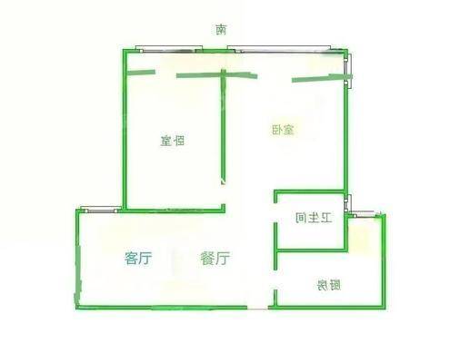 万泰丽景西区2室2厅1卫86㎡