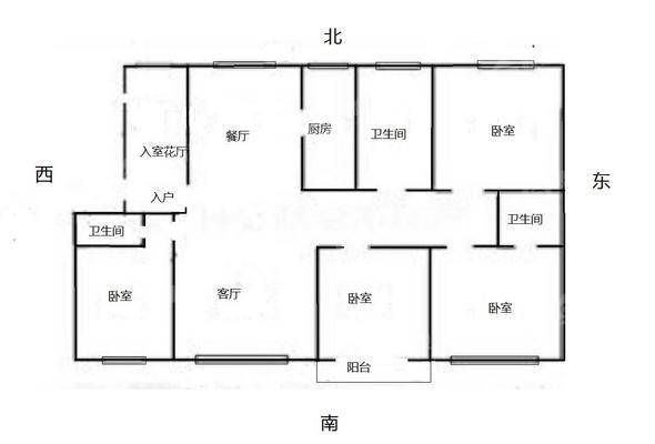 天成首府4室2厅3卫171㎡