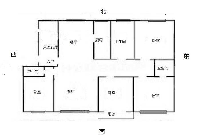 天成首府4室2厅3卫171㎡