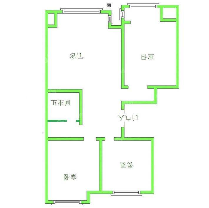宏宇城（C区）2室2厅1卫94㎡