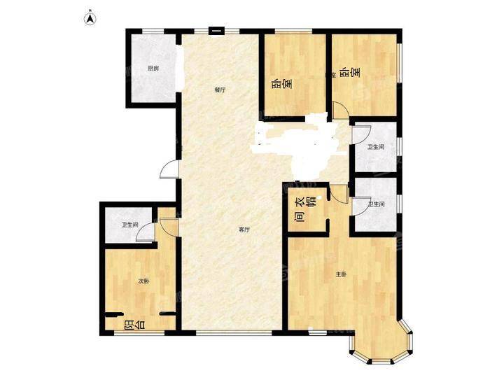 皇家壹里（A区）4室2厅3卫193㎡